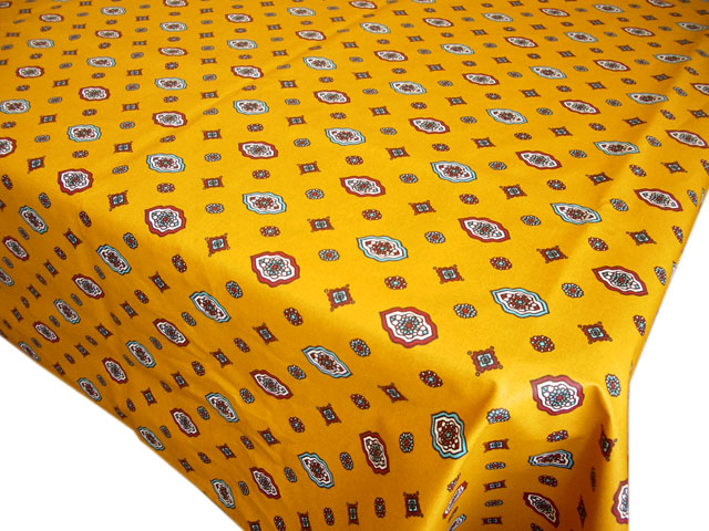 French coated tablecloth (BRILLANE. yellow) - Click Image to Close